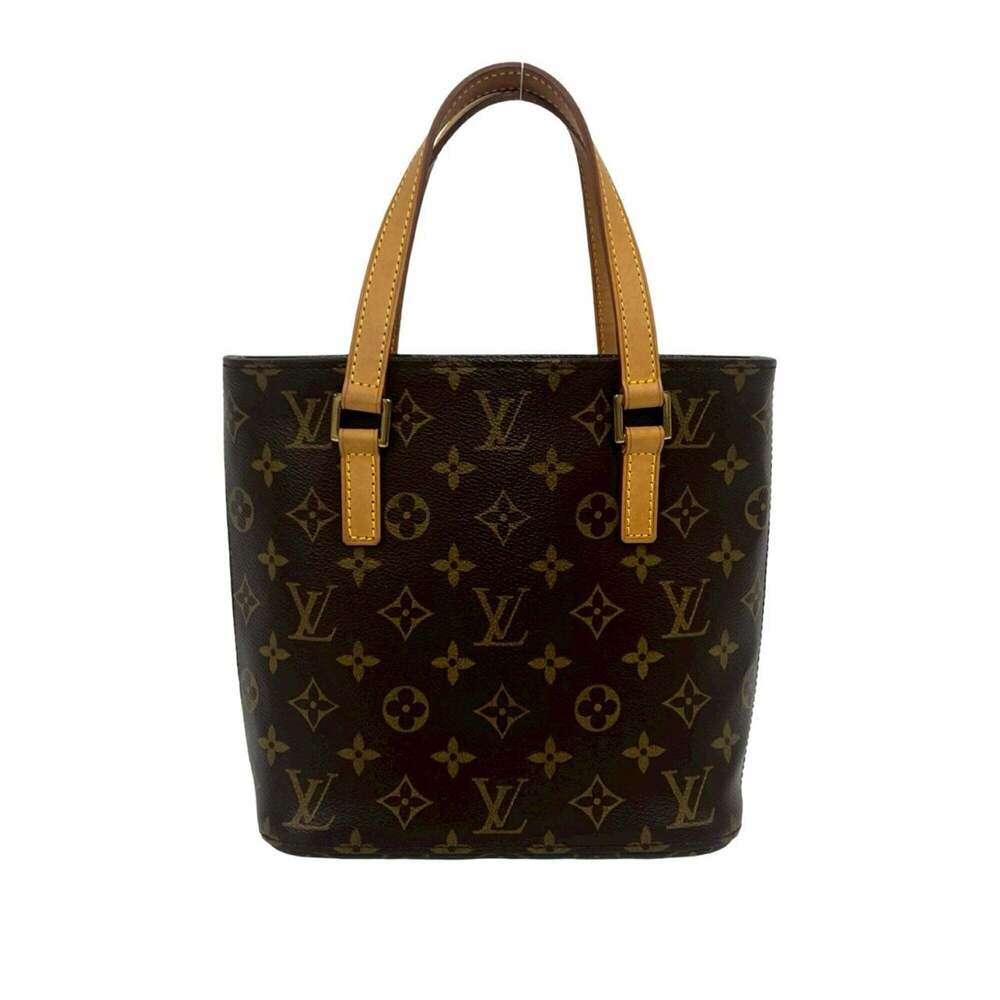 LOUIS VUITTON Brown Monogram Leather Tote Bag - Picture 3 of 10